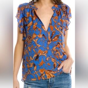 A.L.C. June Silk Blouse Size 8